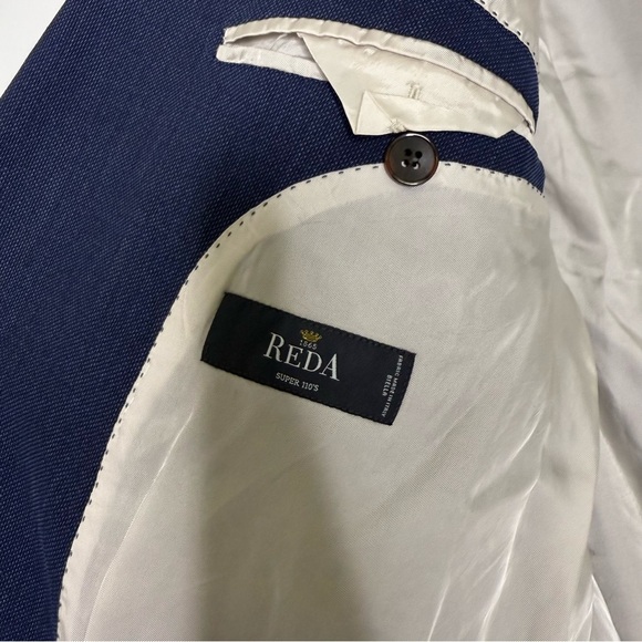 Suitsupply Napoli Jacket Size 46 US Slim Straight Cut Navy Blue 100% Wool - Picture 5 of 8